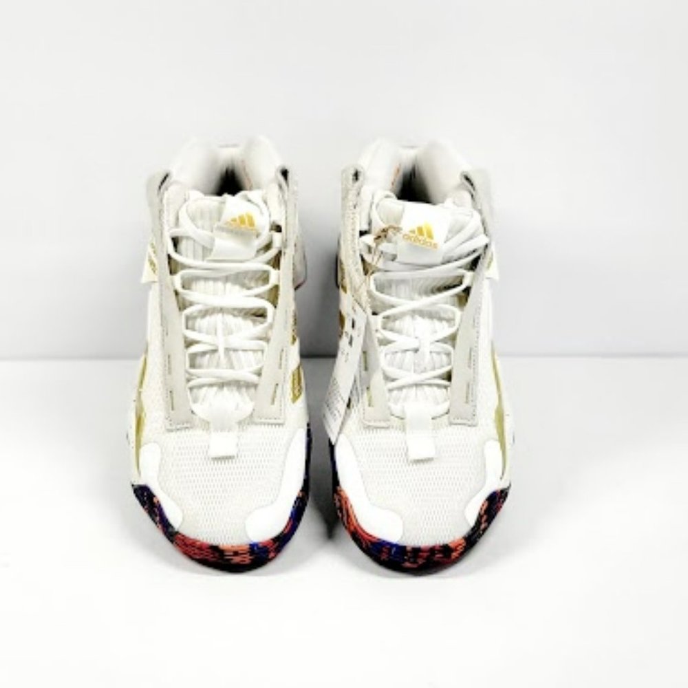 ADIDAS exhibit B mid basketball sneakers Sz 8 NEW - Picture 2 of 8